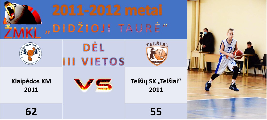 2011 METAI ŽMKL DĖL 3 VIETOS