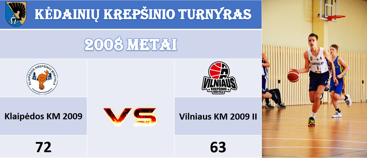 KĖDAINIŲ TURNYRAS 2008 ME. PRIEŠ VILNIAUS KM II