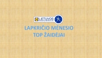 MKL LAPKRIČIO MĖNESIO TOP ŽAIDĖJAI