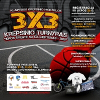 KKM 3x3 krepšinio turnyras &quot;Jūros šventė su K.K. Neptūnas - 2018&quot;